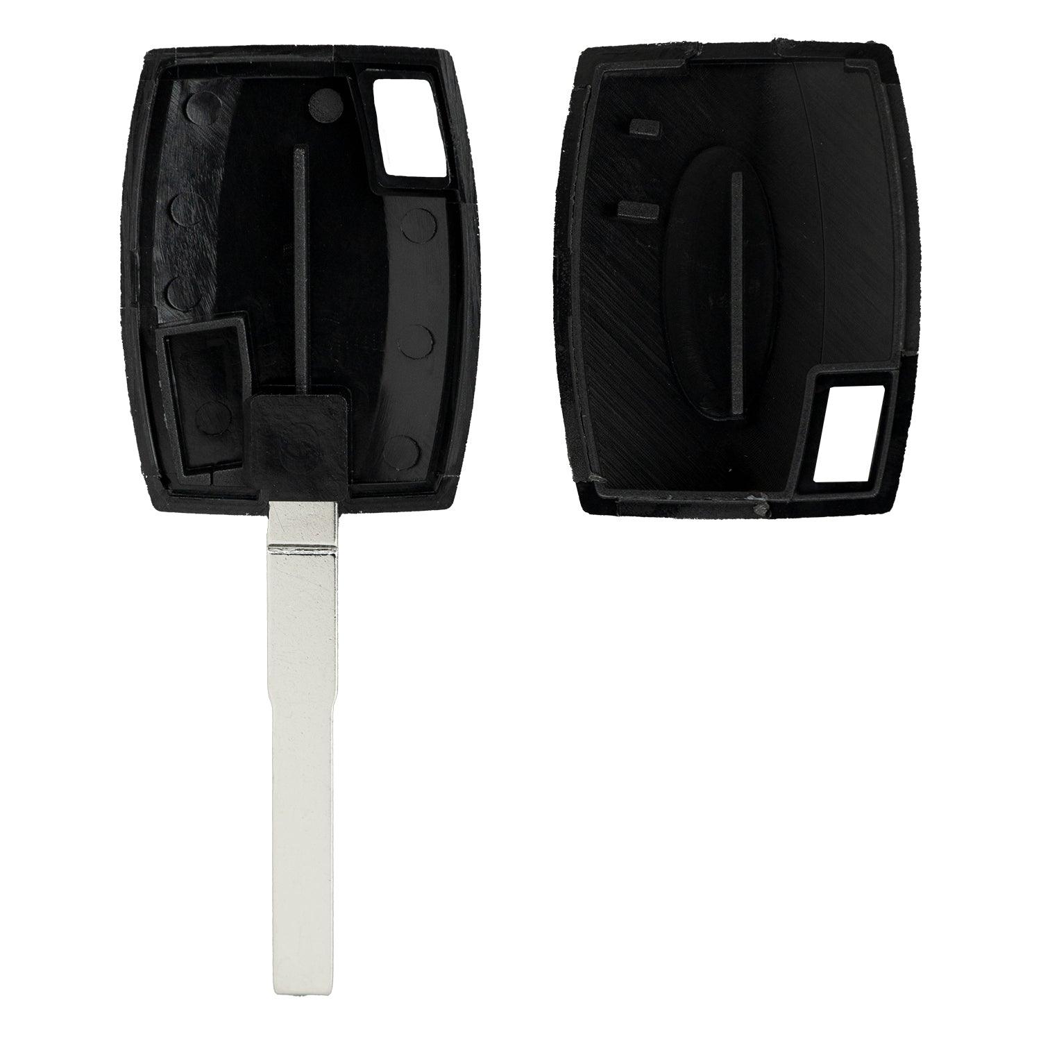 Transponder Chip Key 80 Bit for Ford CMax Escape Fiesta Focus Transit Connect 4D63 H94 164-R8062 5921709 (Shell Case)