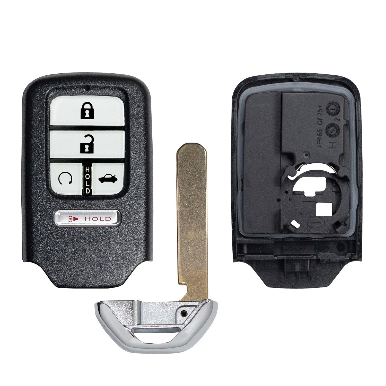 5 Button Proximity Remote Smart Key KR5V2X for Honda Pilot (2016-2019) CR-V (2017-2020) Civic 2016 2017 2018 2019 2020 2021 (Shell)