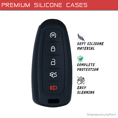 Black Silicone Case for Ford Edge Explorer Flex Focus Escape M3N5WY8610 R8092