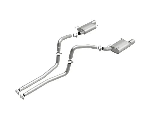 MagnaFlow 0847 BRExhaust Direct-Fit Exhaust System for Ford Mustang 3.7L 2011-2014, Aluminized Steel