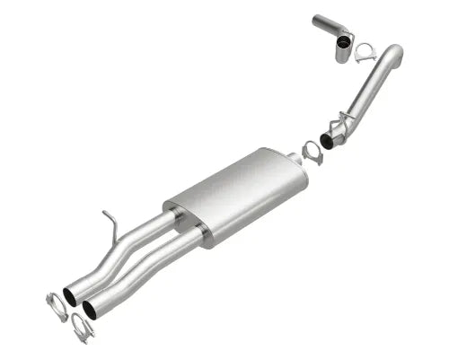 MagnaFlow 0865 Direct-Fit Replacement Exhaust System for Chevrolet Silverado 2500 HD, GMC Sierra 2500 HD 2001-2002, Aluminized Steel, 106-0865