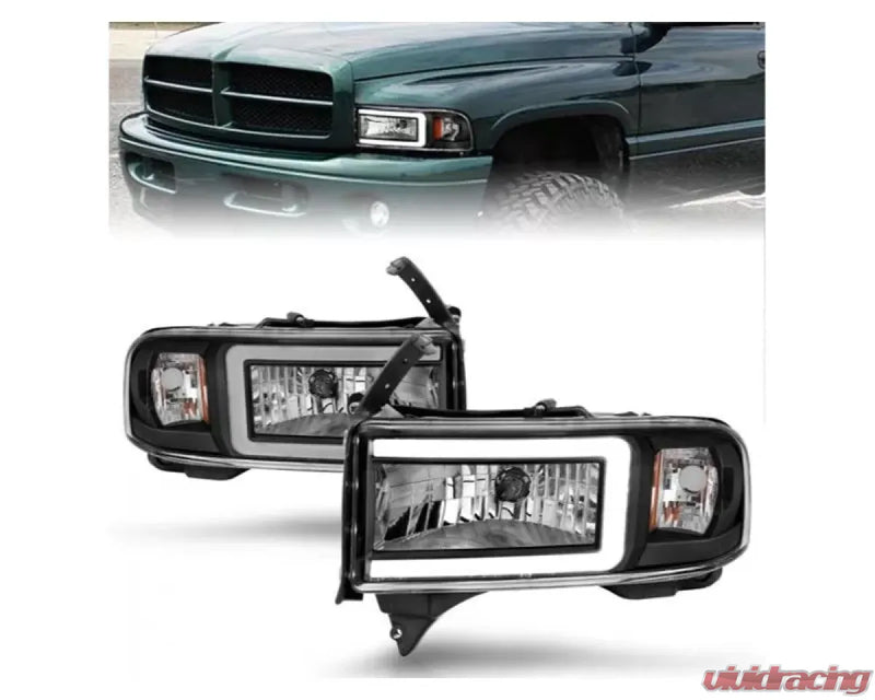 Anzo 111554 LED Crystal Headlights