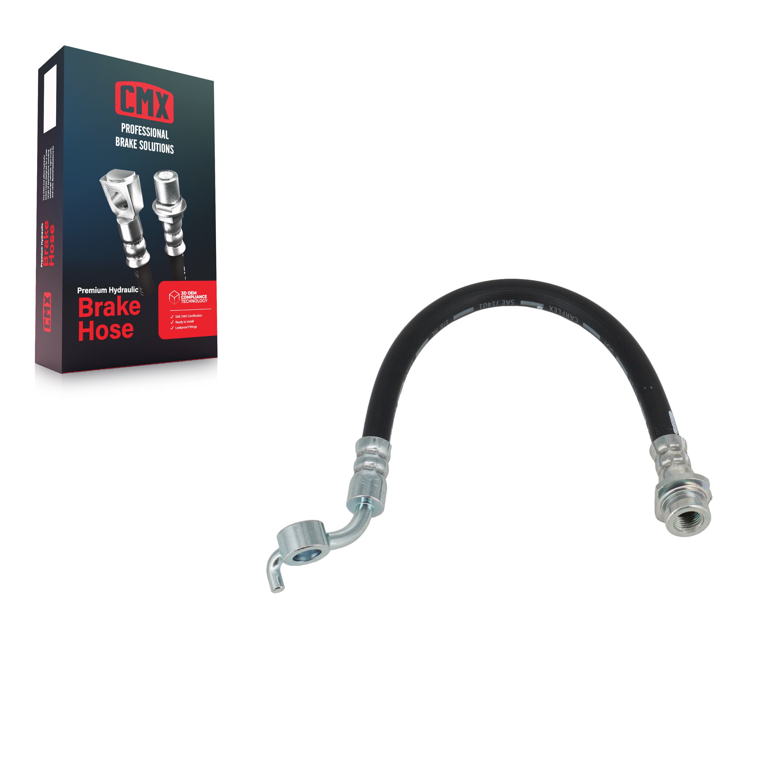 CMX 12-H620132 Rear Left Brake Hydraulic Hose for 2002-2008 Nissan Altima, Maxima