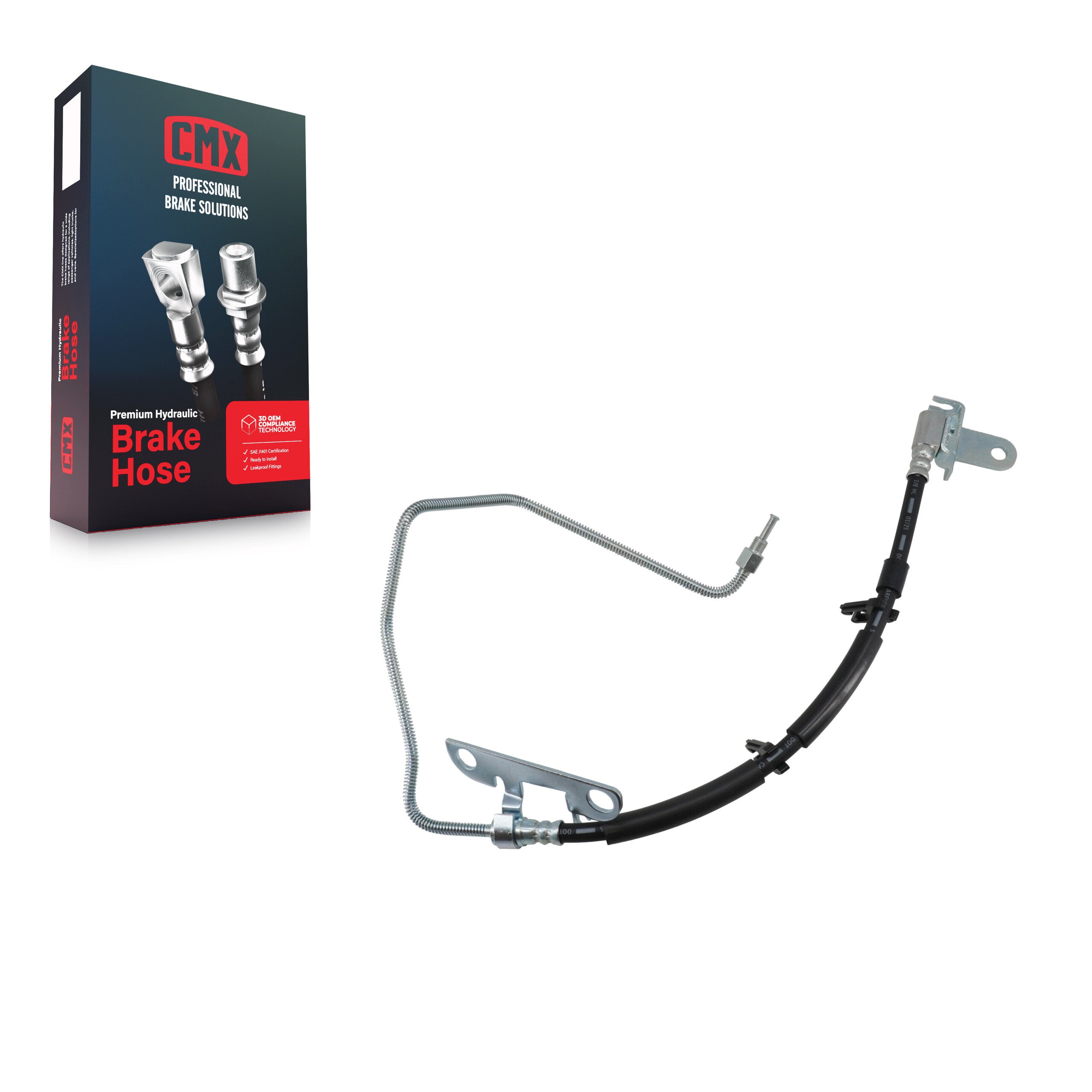 CMX 12-H620141 Rear Right Brake Hydraulic Hose for 2001-2007 Chrysler Voyager, Dodge Caravan and Select Vehicles