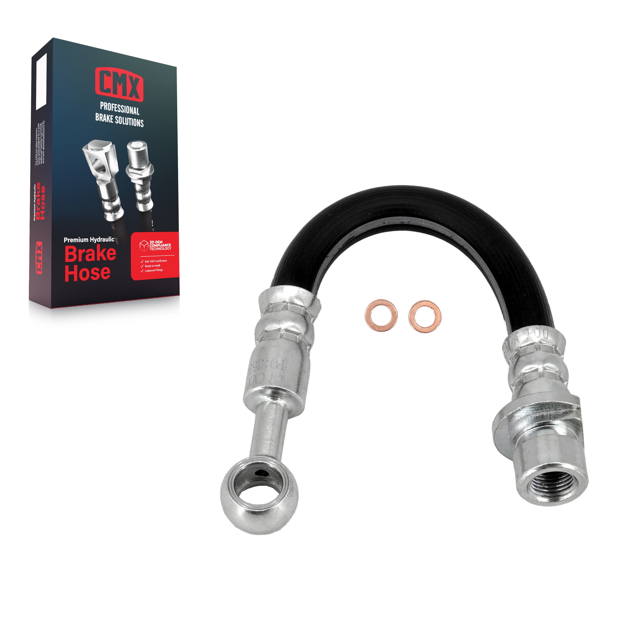 CMX 12-H620747 Rear Outer Brake Hydraulic Hose for 2006-2014 Honda Ridgeline