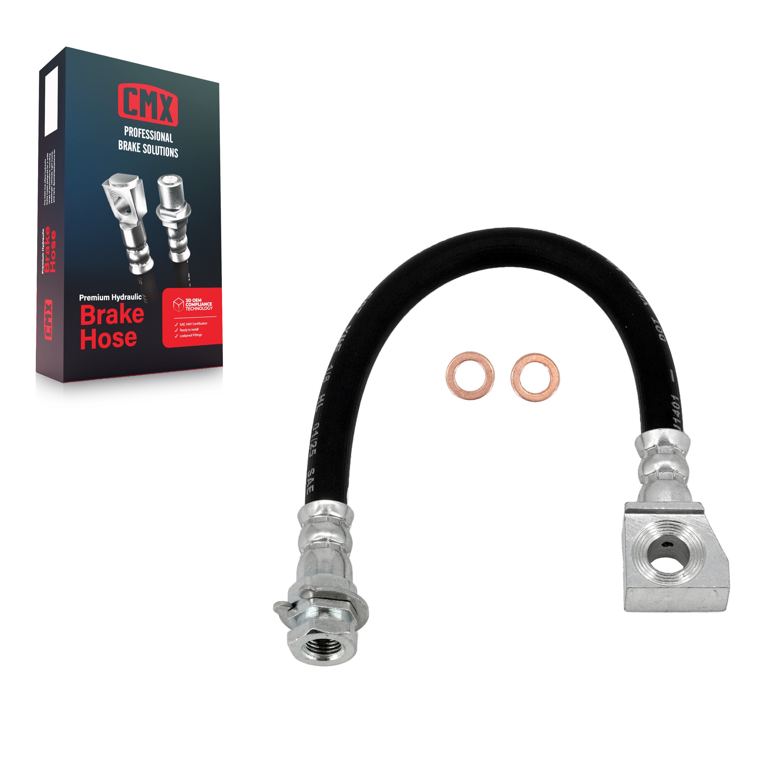 CMX 12-H621017 Rear Right Brake Hydraulic Hose for 1999-2004 Ford F-150, F-150 Heritage