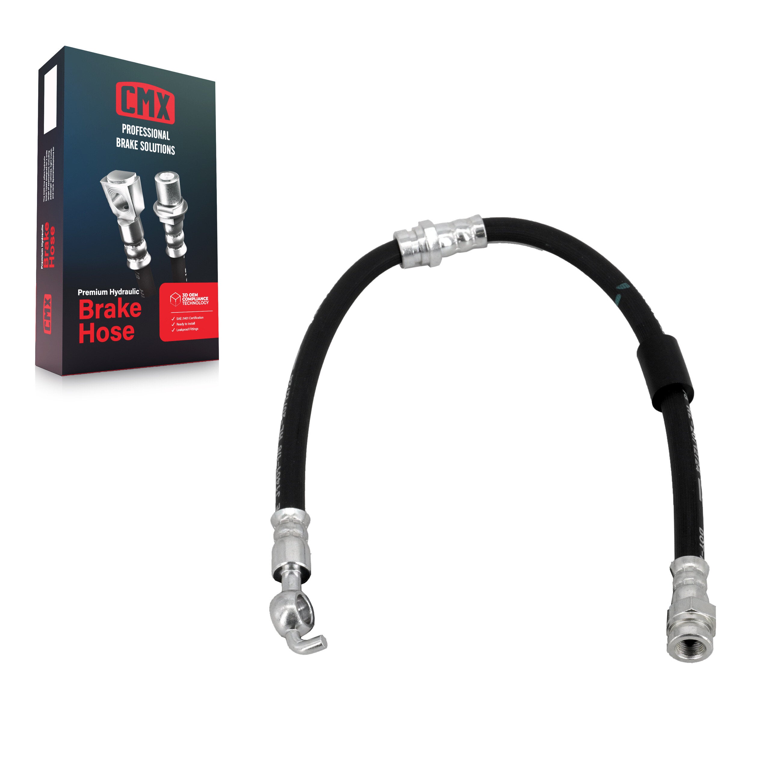CMX 12-H621074 Front Brake Hydraulic Hose for 2007-2015 Mazda CX-7, CX-9