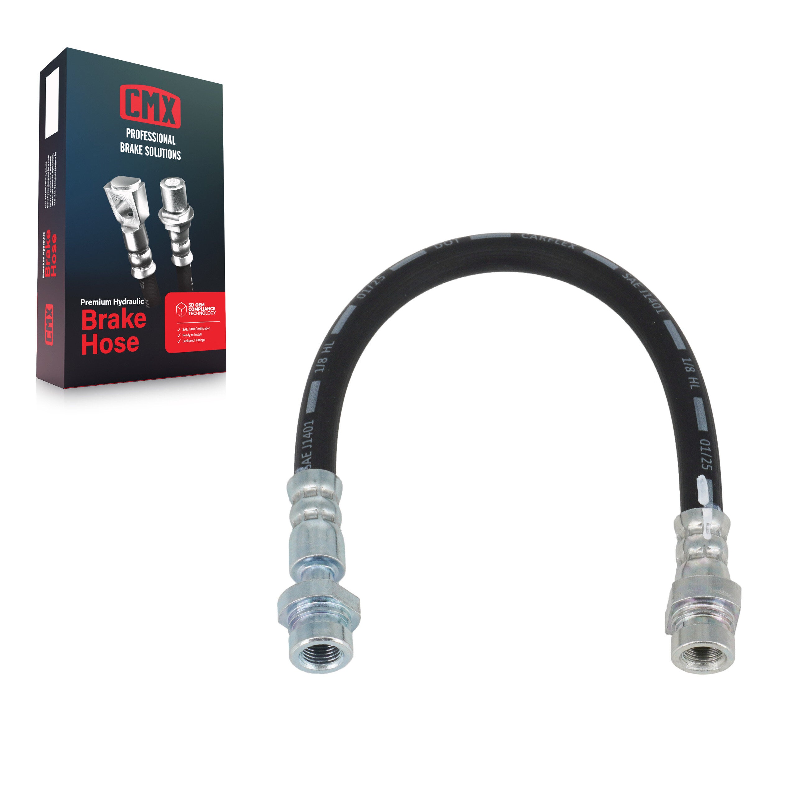 CMX 12-H621370 Rear Left Brake Hydraulic Hose for 2009-2010 Hyundai Elantra