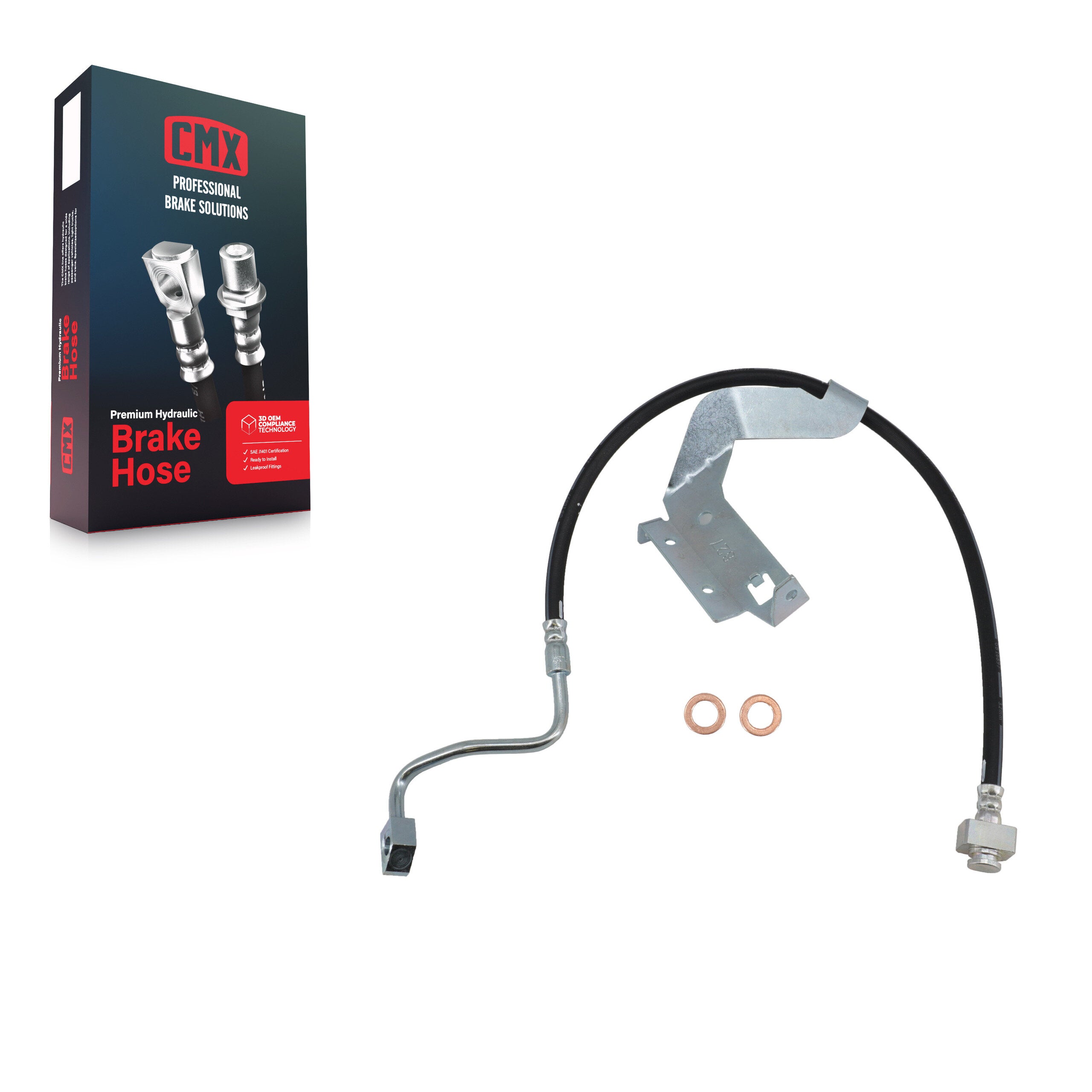 CMX 12-H621605 Brake Hydraulic Hose for 2011-2012 Ford F-450 Super Duty product image