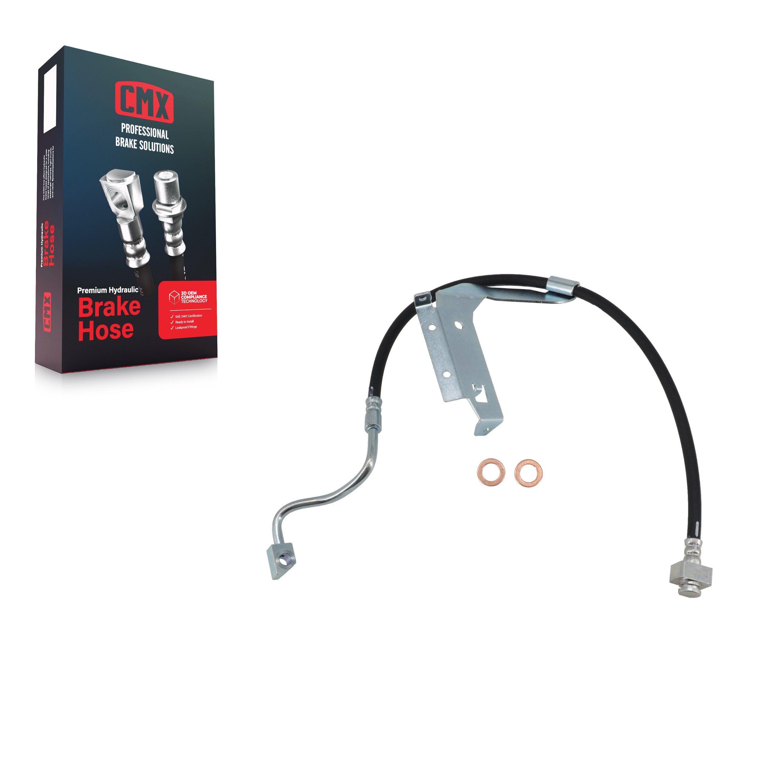 CMX 12-H621606 Brake Hydraulic Hose for 2011-2012 Ford F-450 Super Duty product image