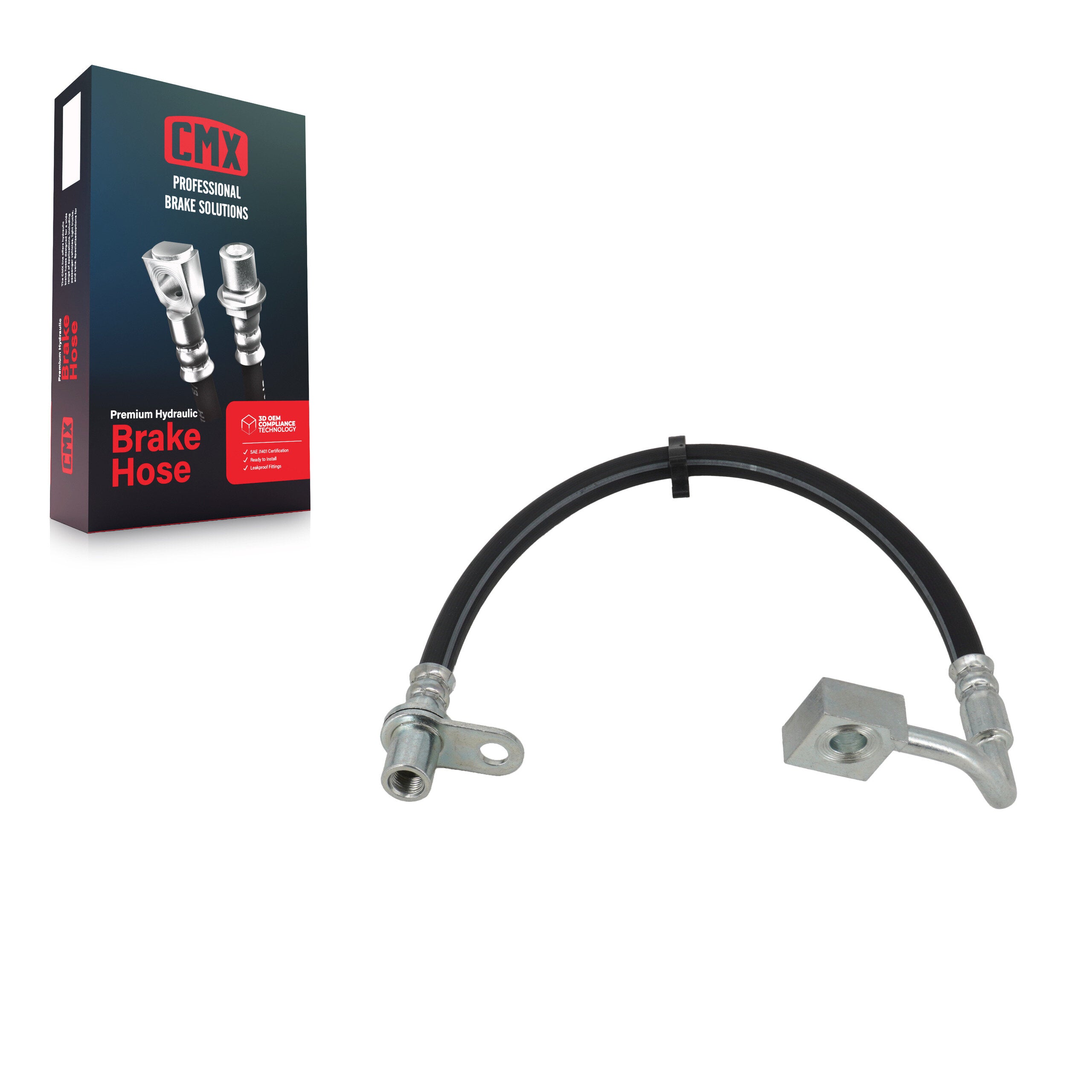 CMX 12-H621763 Front Right Brake Hydraulic Hose for 2012-2023 Ram 1500, 1500 Classic