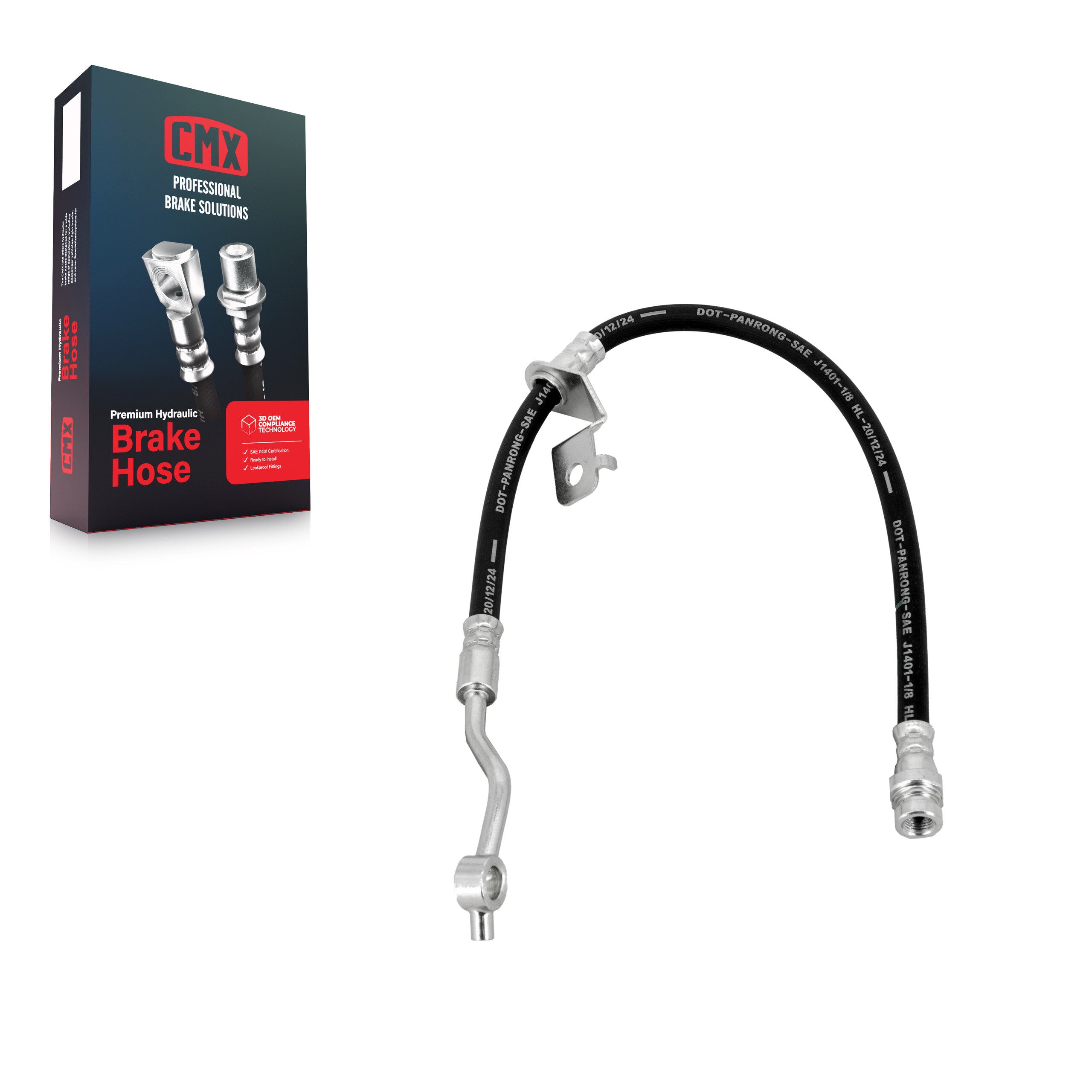 CMX 12-H621765 Front Right Brake Hydraulic Hose for 2010-2016 Hyundai Tucson, Kia Sportage