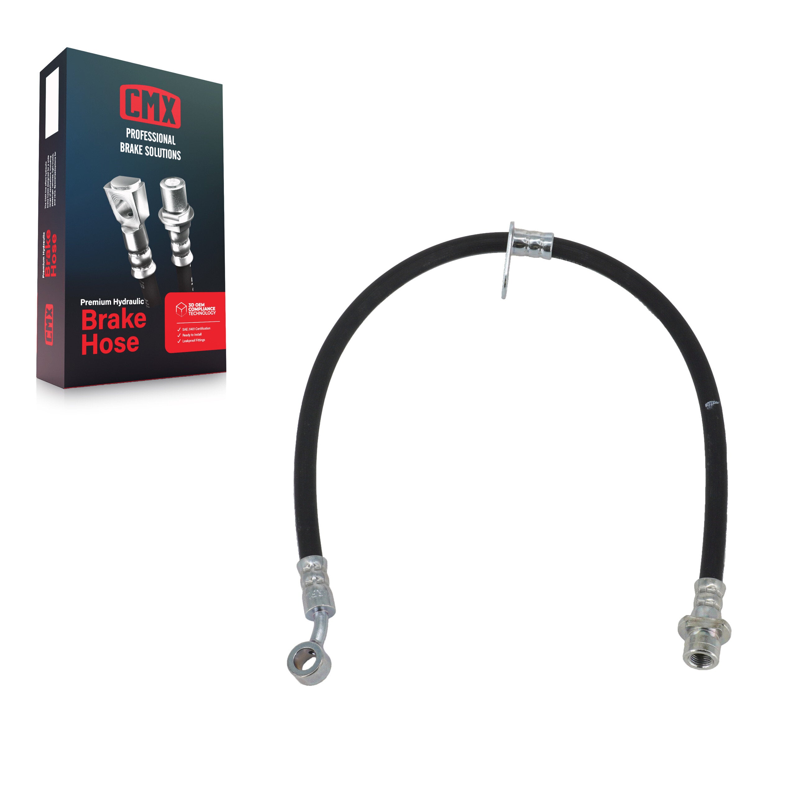 CMX 12-H622061 Front Left Brake Hydraulic Hose for 2013-2015 Acura ILX, Honda Civic