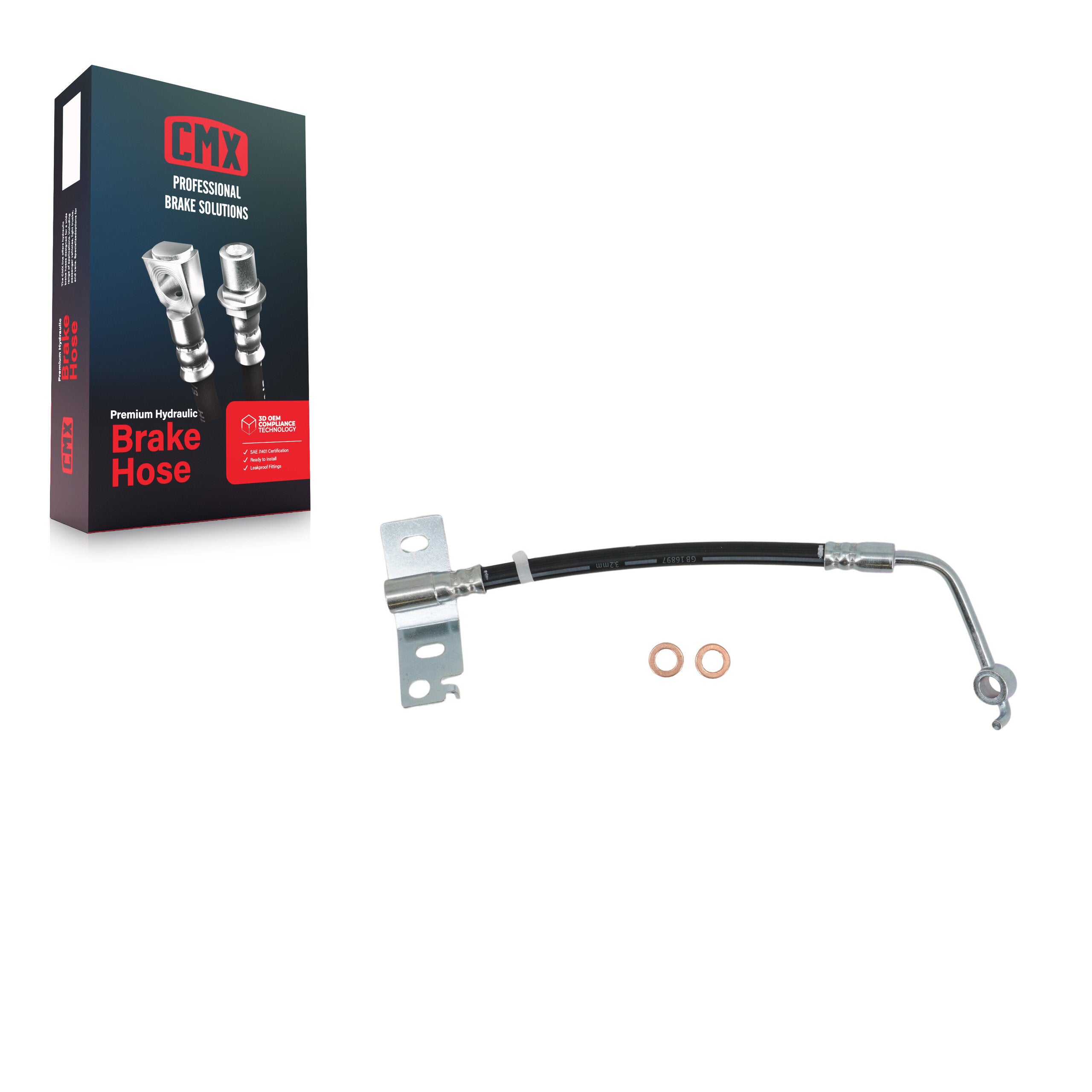 CMX 12-H622475 Rear Left Brake Hydraulic Hose for 2015-2020 Ford F-150