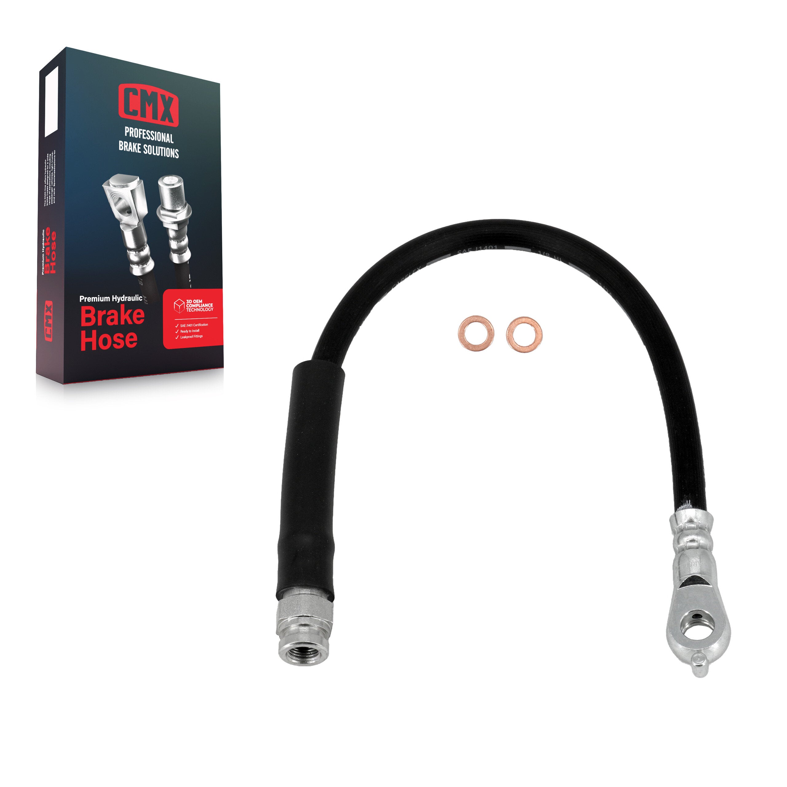 CMX 12-H622546 Rear Brake Hydraulic Hose for 2016-2023 Mazda CX-5
