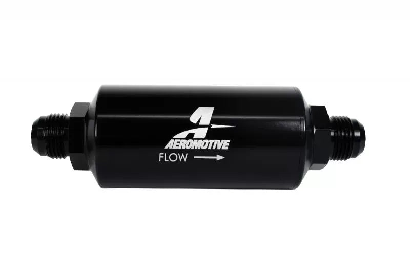 Aeromotive 12387 Fuel System Filter AN-10 Size 10 Micron Black Anodized In-Line Filter