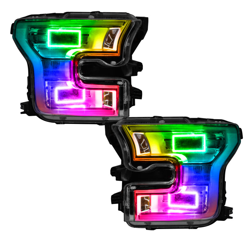 Oracle Ford F-150 15-17 Projector Headlight Halo Kit - ColorSHIFT w/ BC1 Controller