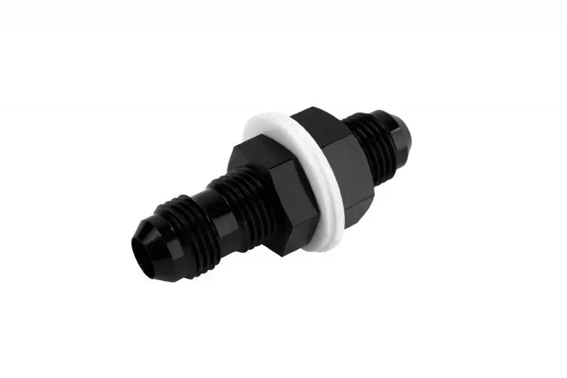 Aeromotive 15684 Fuel System Fitting Bulkhead AN-06 Black Aluminum 6061 T6