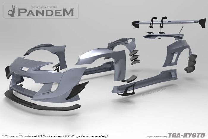 GReddy Pandem V3 Aero / Toyota 86 / Scion FR-S / Subaru BRZ Aero Kit without Wings