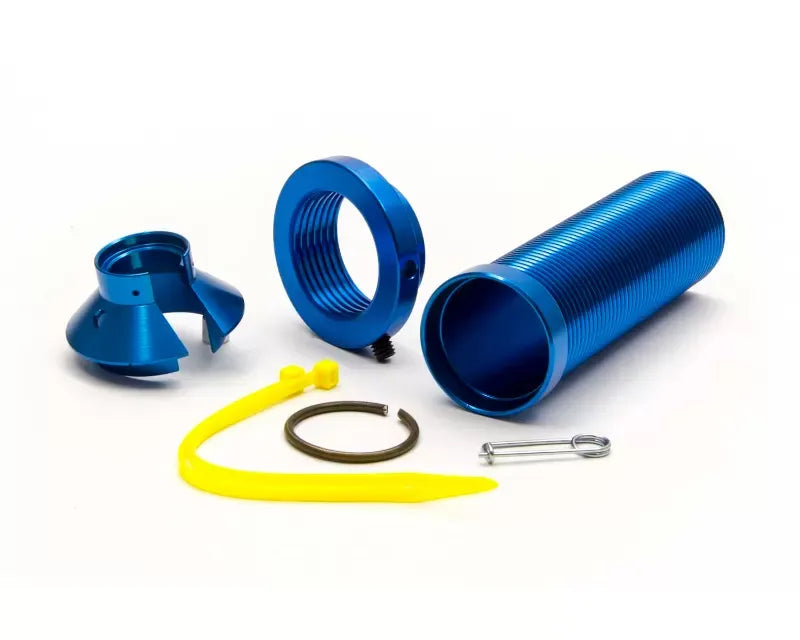 AFCO 20125SB-7 1.875" ID Spring 7" Sleeve Blue Anodized Aluminum Coilover Kit Small Body Steel Shock