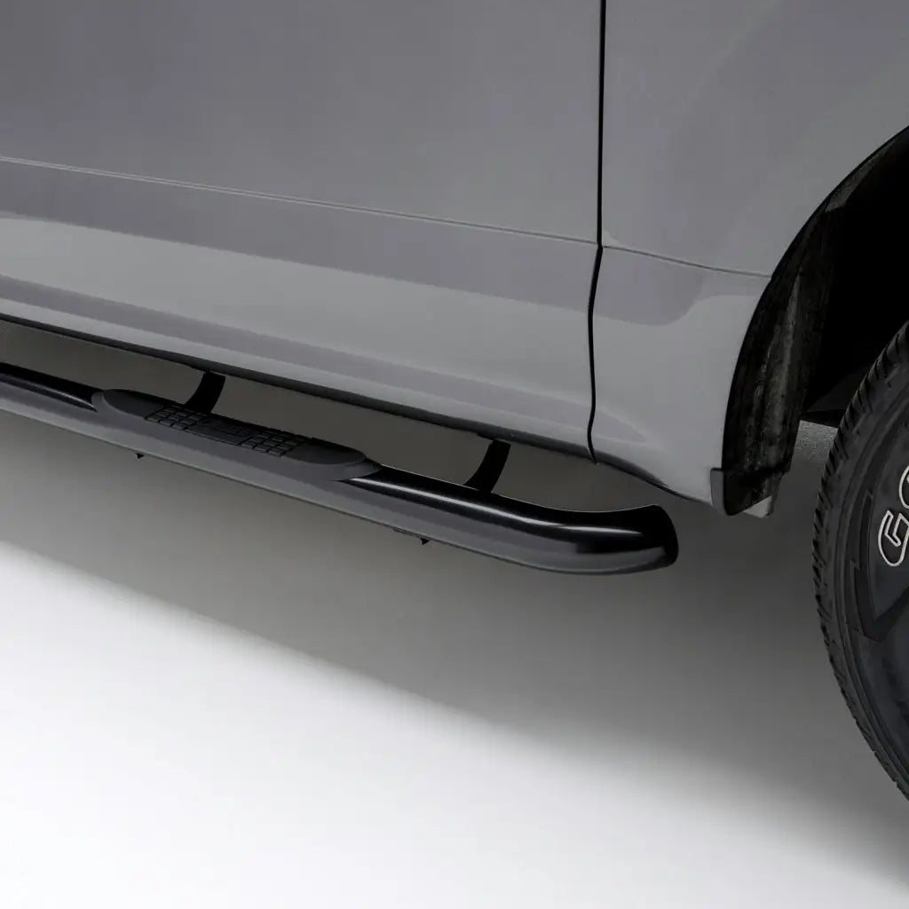 ARIES 202000 3" Round Black Steel Side Bars for 2003–2013 Toyota 4Runner