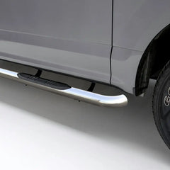 ARIES 204045-2 3" Round Polished Stainless Side Bars for 2007–2019 Chevrolet Silverado 2500 HD