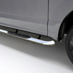 ARIES 209042-2 3" Round Polished Stainless Side Bars for 2004–2024 Nissan TITAN