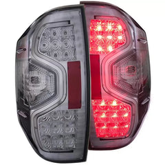 Anzo 311235 USA Tail Light Assembly LED Clear Lens Chrome Housing Pair for