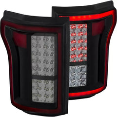 Anzo 311263 USA Tail Light Assembly LED Red/Smoke Lens Pair for