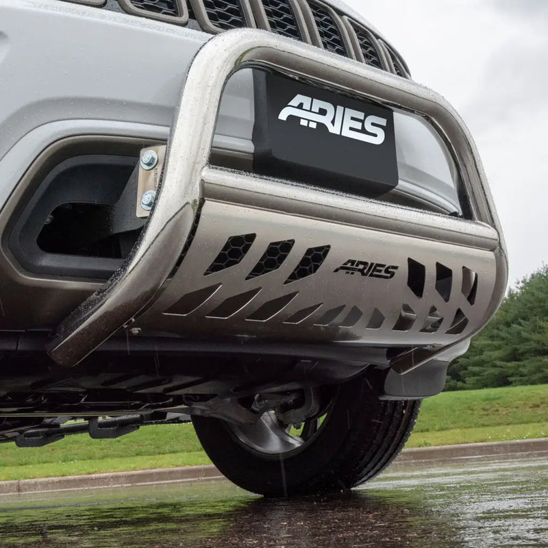 ARIES 35-5000 3" Polished Stainless Bull Bar for 1994–2002 Dodge Ram 2500