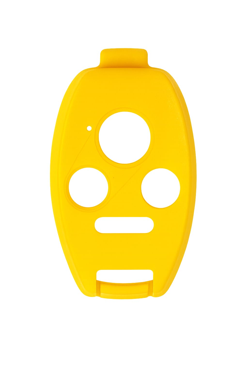 No Cutting Required Key Fob Shell for Honda Civic, Accord, CR-V, Pilot, Ridgeline, Fit  Durable & Crack-Resistant | Seamless Fit | Easy DIY Install (Yellow - 2 Pack, 4 Button)