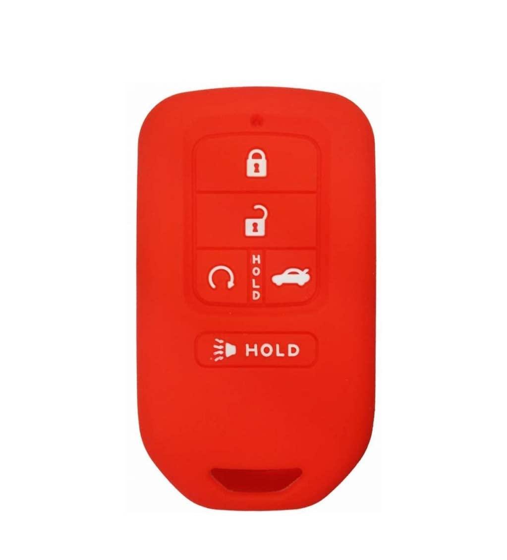 Silicone Key Fob Cover for Honda Accord Civic CR-V CRV Pilot Passport Insight EX EX-L Touring | Car Accessory | Key Protection Case