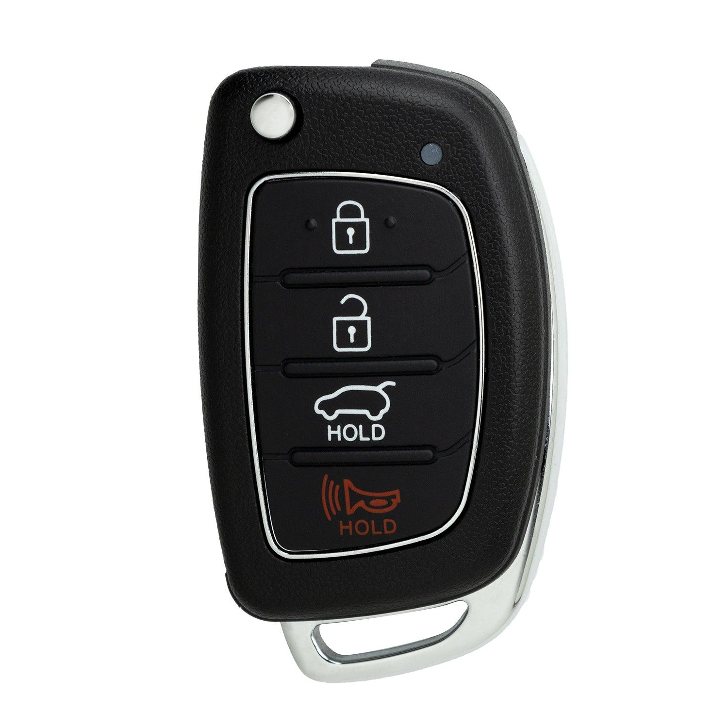 4 Button Flip Key Remote for Hyundai Santa Fe 2013-2016 TQ8-RKE-3F04 95430-4Z100 