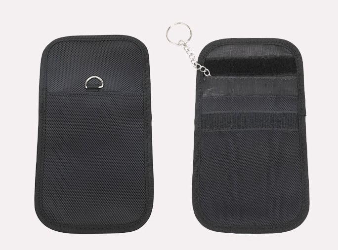 Faraday Bag for Key fobs RF Shielding Protective Case for Vehicle Theft Security SAP-FRDY-PNK-1