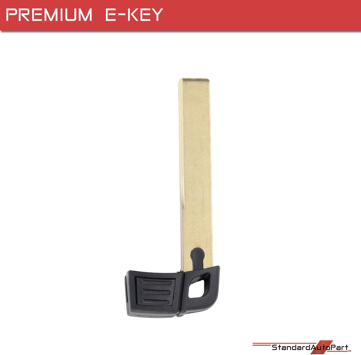 StandardAutoPart Emergency Insert Key for Proximity Keyless Remote Smart Key Compatible with BMW 1 Series, 3 Series, 5 Series, 6 Series, M3, M5, M6, X5, X6, Z4 KR55WK49123