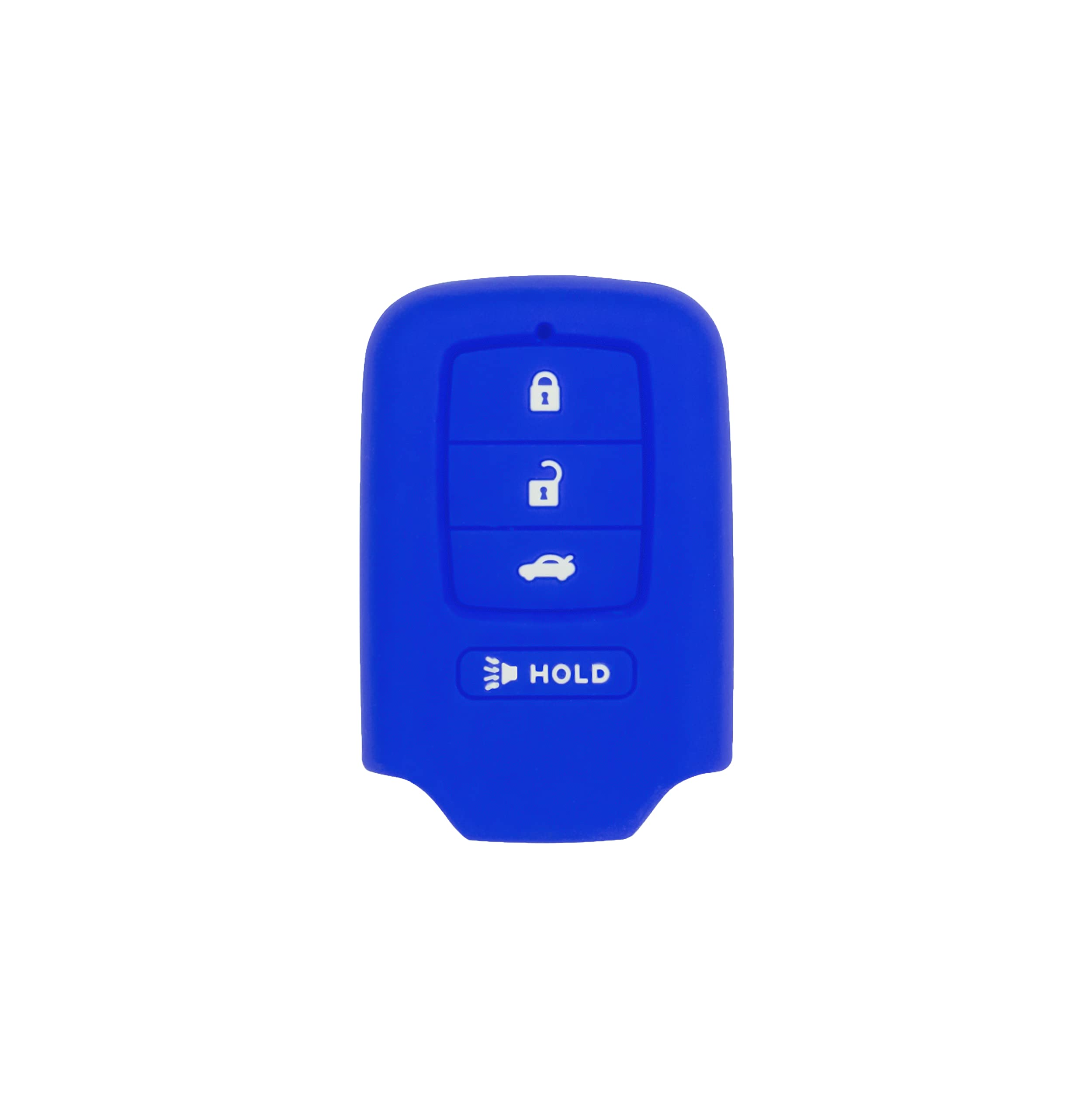 StandardAutoPart New Replacement Keyless Entry Smart Key Fob Case Compatible with Honda Civic Accord [ 4 button ] (Single, Blue)