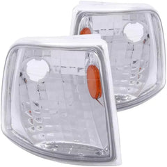 Anzo 521017 USA Cornering Light Assembly Euro Clear Lens Chrome Housing Pair for