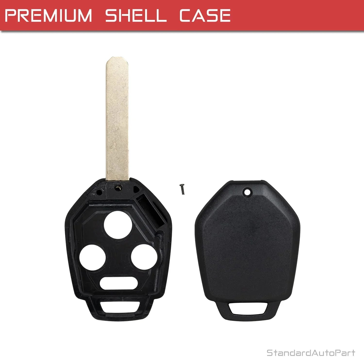Remote Head Key Shell Case for Subaru Outback Legacy 2011-2014 CWTWB1U811 57497-FJ031 (4 Button)