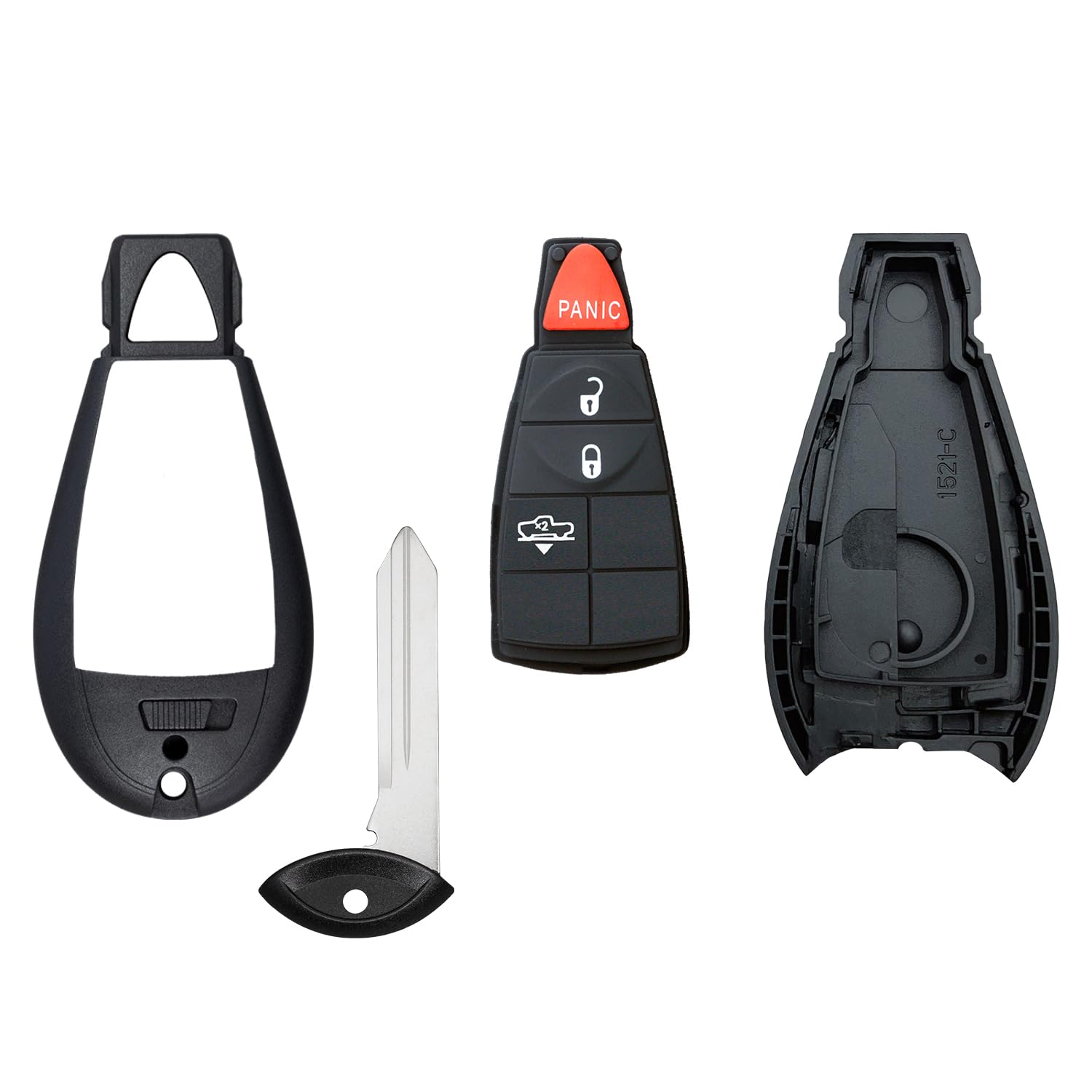 Shell Case Car Remote for Ram 1500 2500 GQ4-53T Height Adjust SAP-RAM-FBK-Height-SH