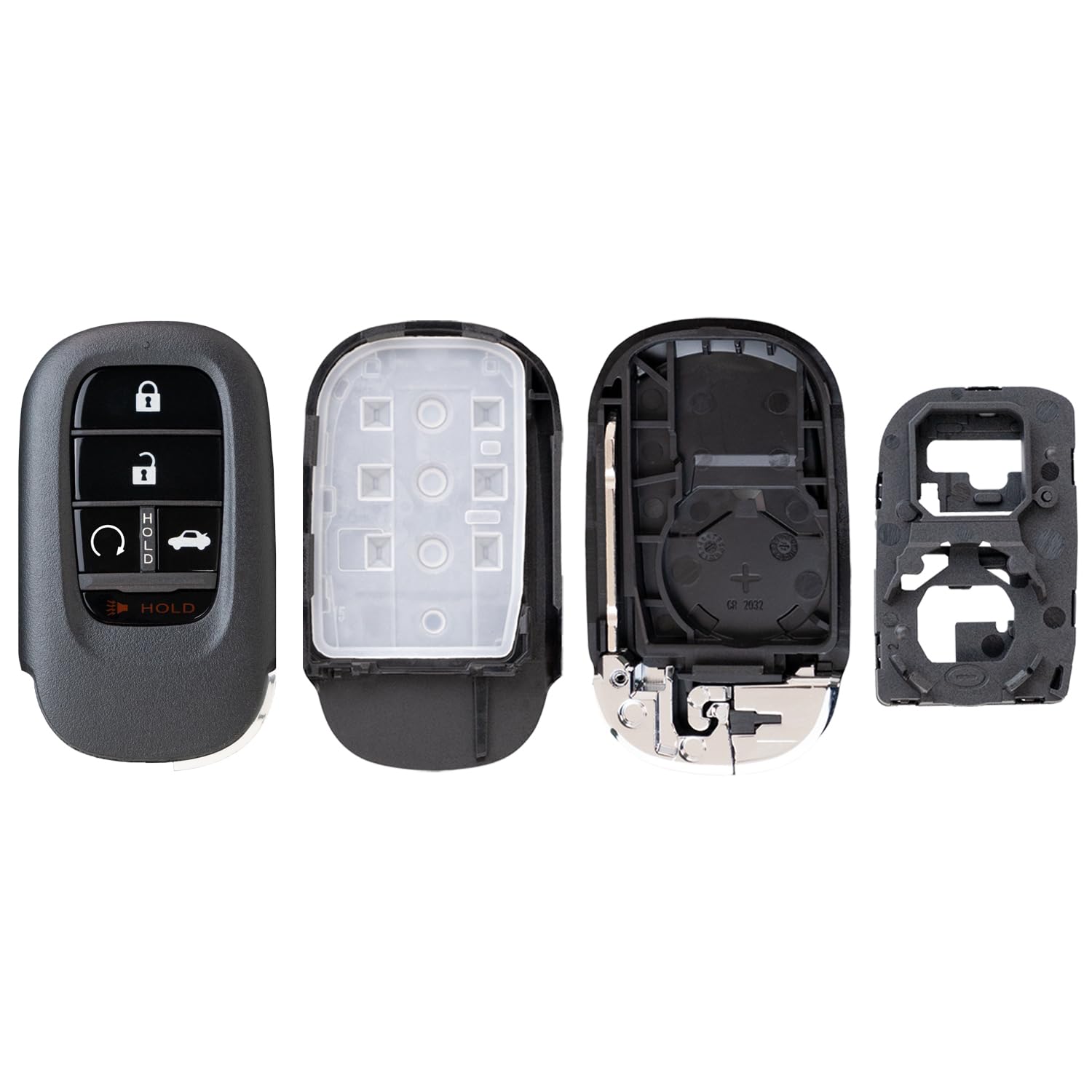 Smart Key Remote Shell Case for Accord Civic CR-V KR5TP-4 72147-T20-A01 & SAP-HON-KRS-5B-RS/TR-SH