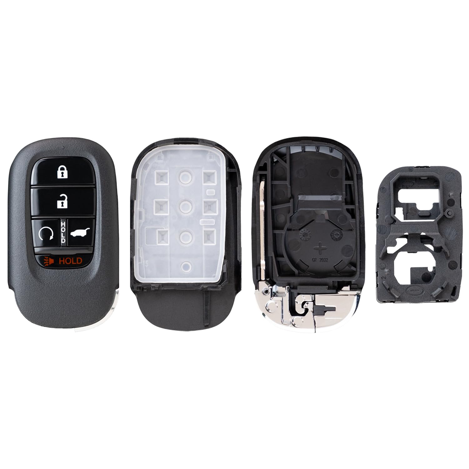 Smart Key Remote Shell Case for Accord Civic CR-V KR5TP-4 72147-T20-A01 & SAP-HON-KRS-5B-RS/HATCH-SH