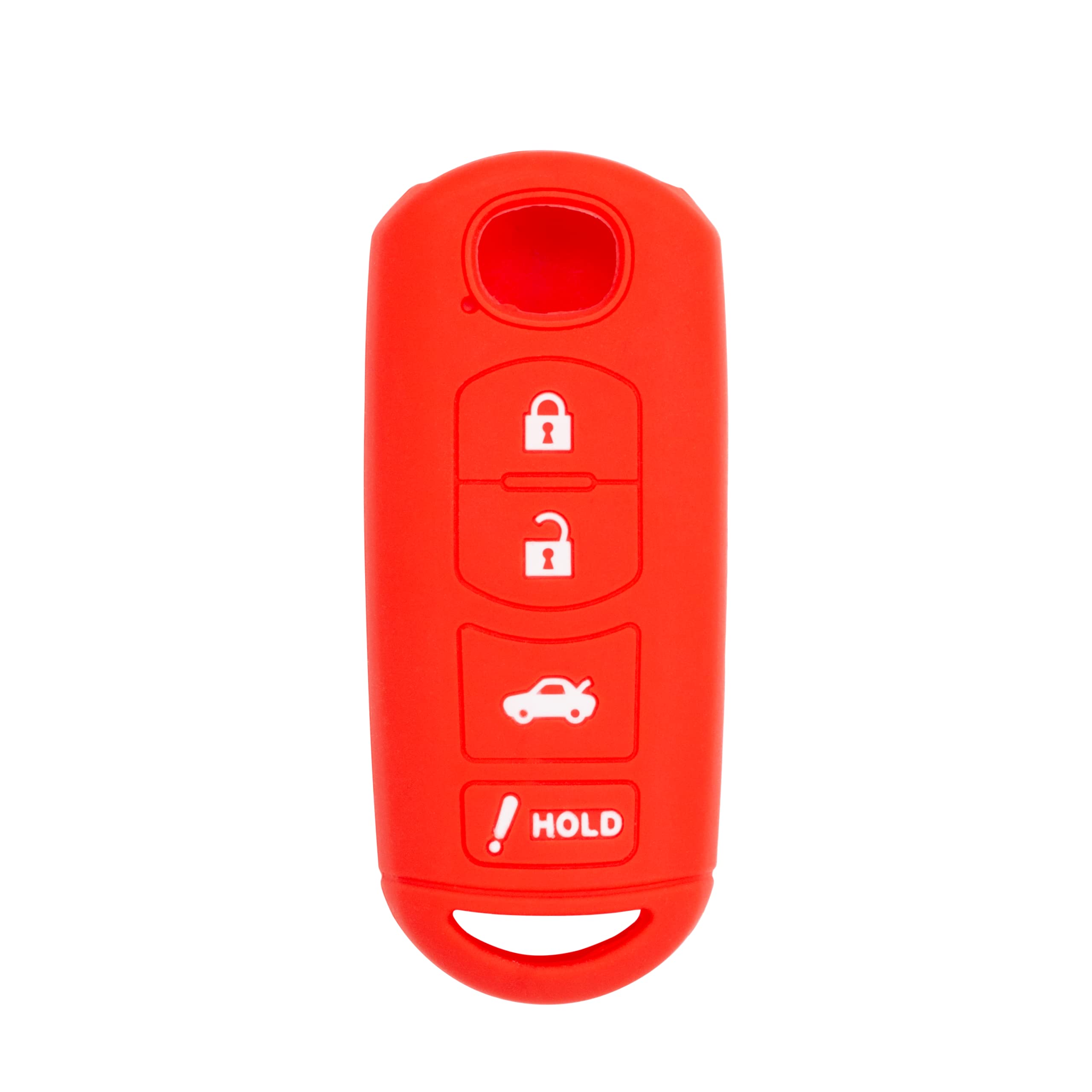 Case for Remote Smart Key for CX9 CX7 Miata MX5 6 3 CX5 -Red