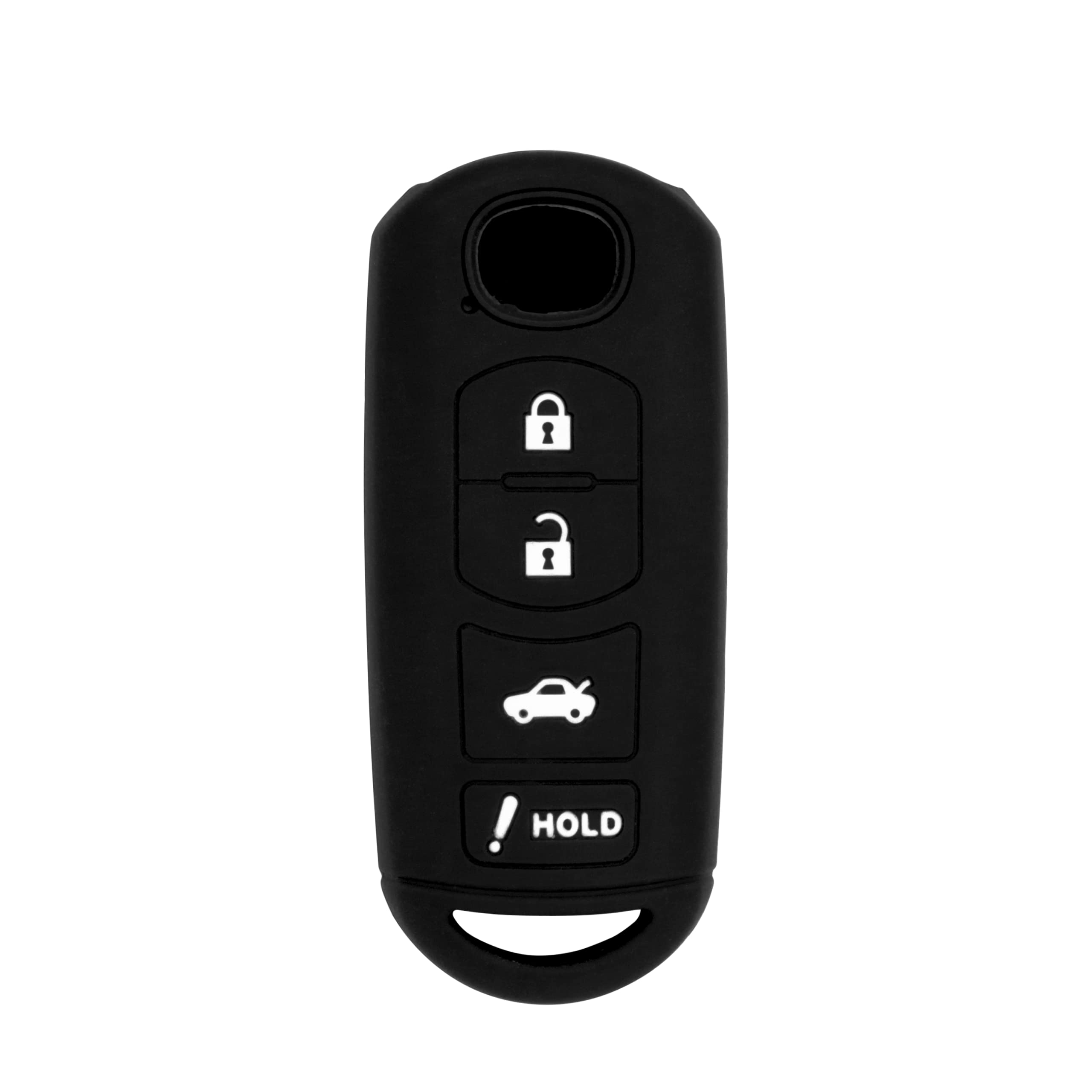 Case for Remote Smart Key for CX9 CX7 Miata MX5 6 3 CX5 -Black