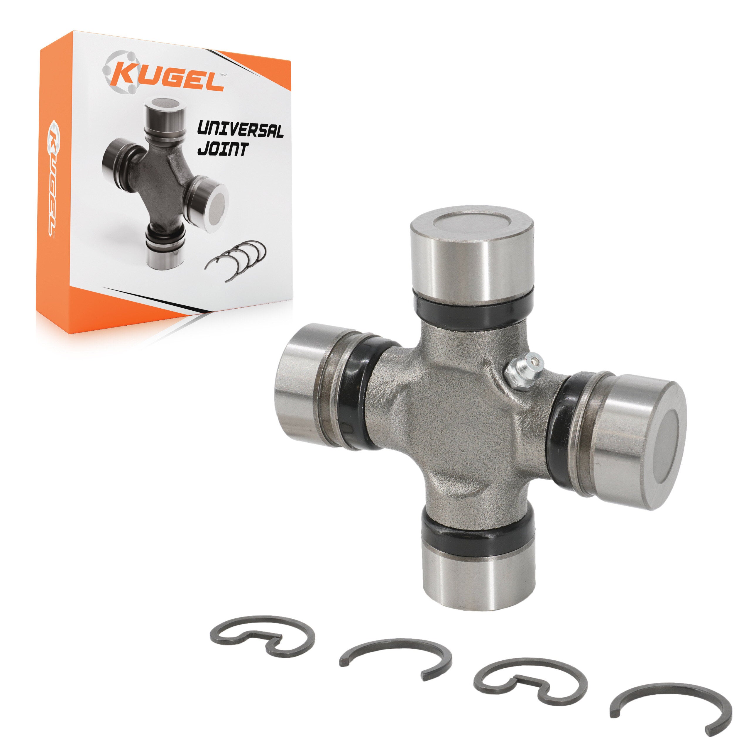 Kugel_2 Outside & 2 Inside Snap Ring (OSR/ISR) Style | Cap Diameter (in) 1.000 / 1.063 | Over Caps Length_69-372