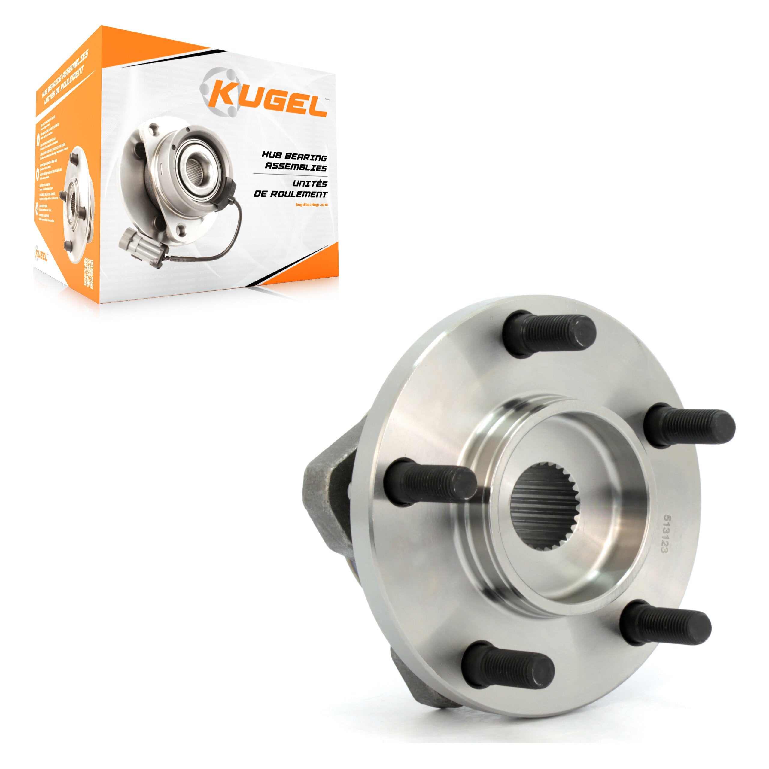 Kugel 70-513123 Wheel Bearing and Hub Assembly for 1996-2007 Chrysler Prowler product image