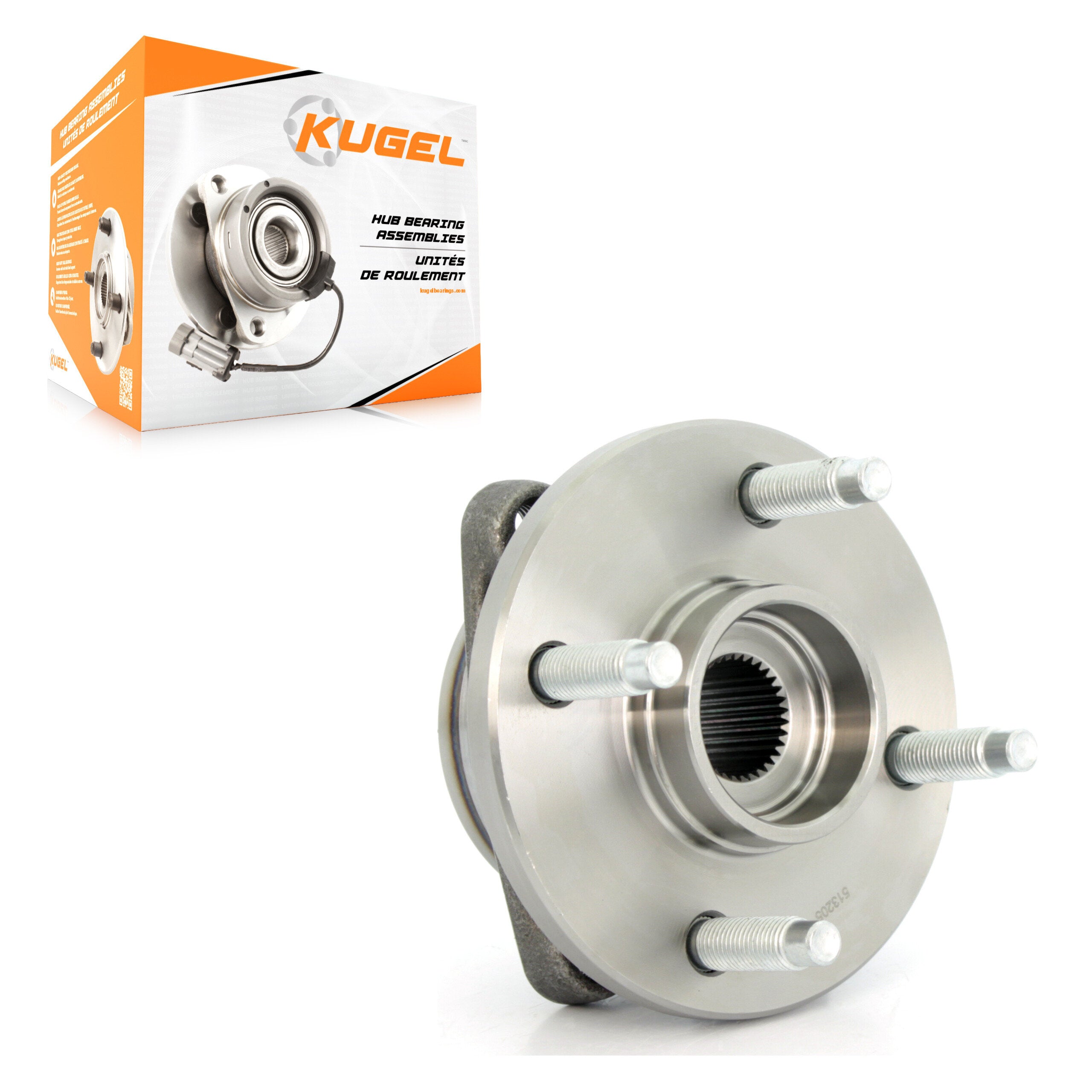 Kugel 70-513205 Wheel Bearing and Hub Assembly for 2003-2010 Pontiac G5 product image