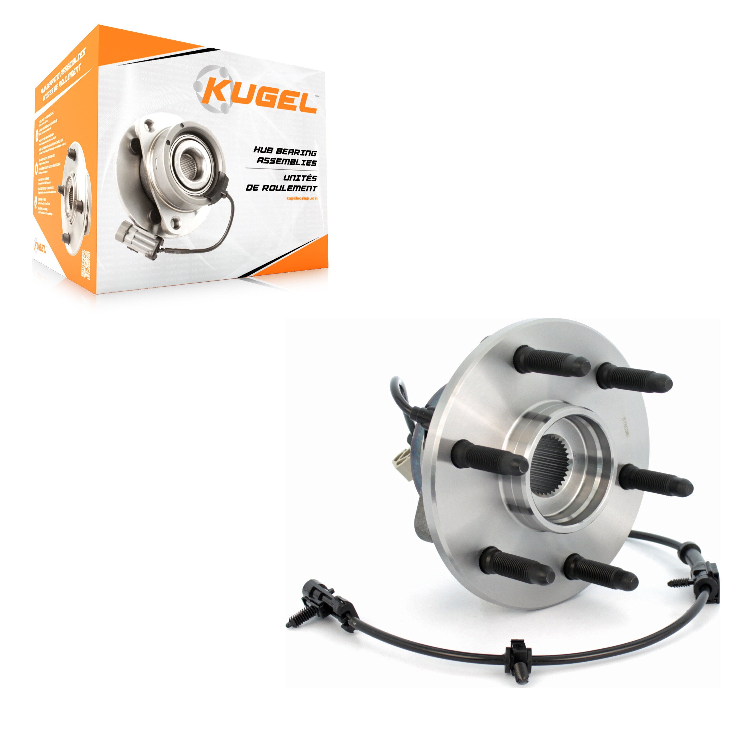 Kugel 70-515036 Wheel Bearing and Hub Assembly for 1999-2014 Chevrolet Silverado 1500 Classic product image