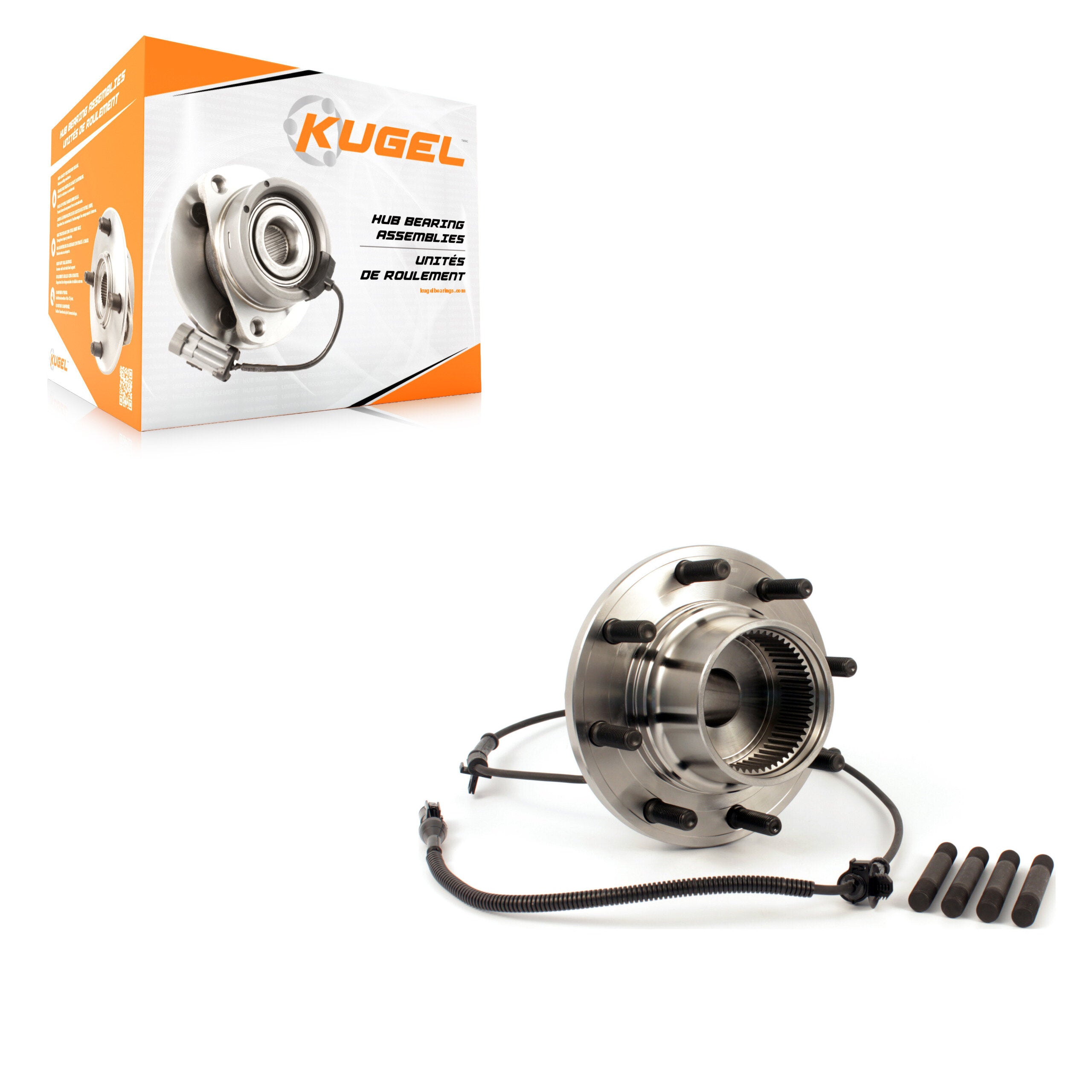 Kugel 70-515057 Wheel Bearing and Hub Assembly for 1999-2004 Ford F-250 Super Duty product image