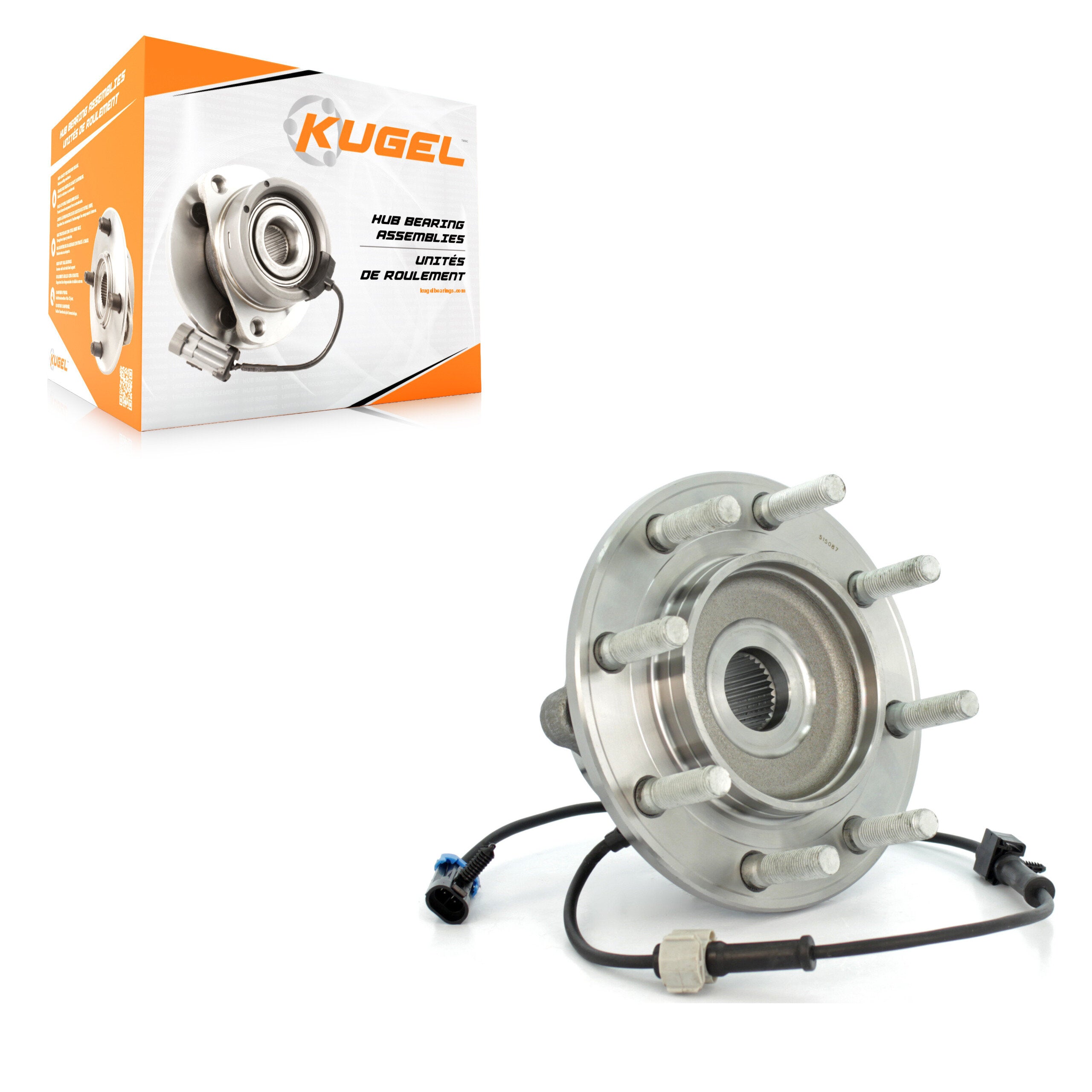Kugel 70-515087 Wheel Bearing and Hub Assembly for 2001-2007 Chevrolet Silverado 3500 Classic product image