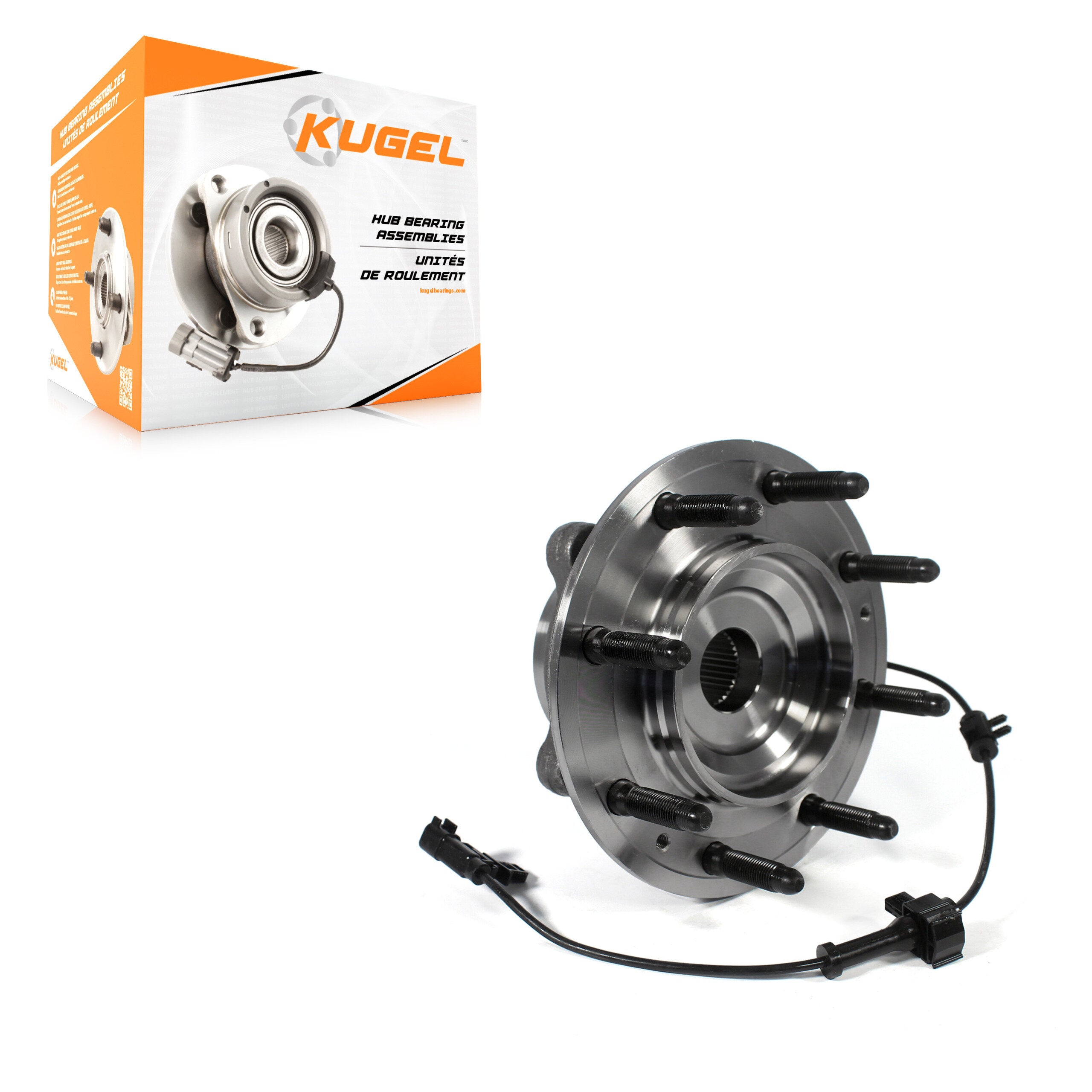 Kugel 70-515145 Wheel Bearing and Hub Assembly for 2011-2019 Chevrolet Silverado 2500 HD product image